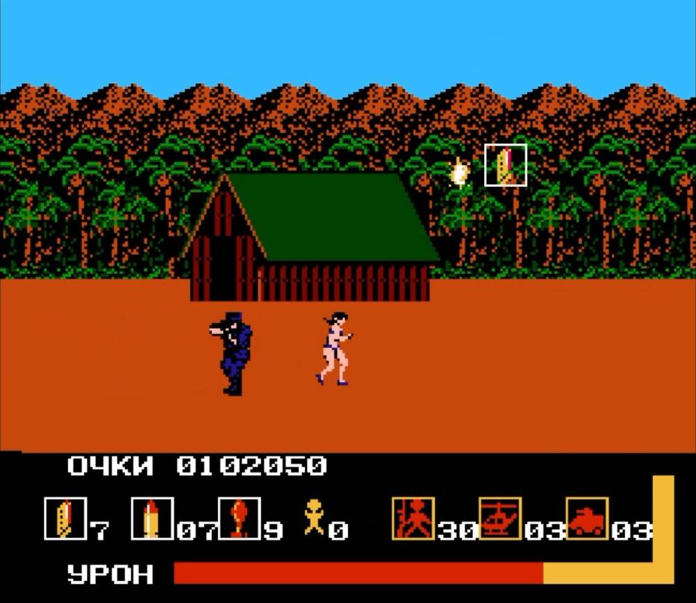 Operation Wolf - геймплей игры Dendy\NES